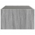 Mesa de centro con Infinity LED gris Sonoma 90x50x30