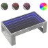 Mesa de centro con Infinity LED gris hormigón 90x53x30