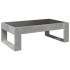 Mesa de centro con Infinity LED gris hormigón 90x53x30