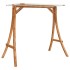 Tumbona columpio con toldo madera maciza abeto acabado de