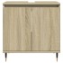 Set de muebles de baño 3 pzas madera contrachapada roble