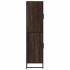 Aparador alto madera de ingeniería marrón roble 68x35x139