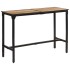 Set mesa alta y taburetes 7 pzas madera maciza mango y