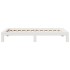 Estructura cama sin colchón madera maciza pino blanca