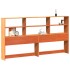 Cabecero de cama almacenaje madera maciza pino marrón 180