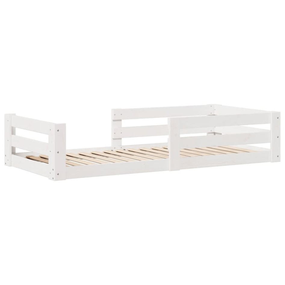 Estructura cama sin colchón madera maciza pino blanca