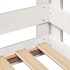Estructura cama sin colchón madera maciza pino blanca