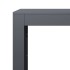 Leñero de acero gris antracita 100x40x80