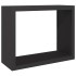 Leñero de acero negro 100x40x80