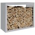Leñero acero galvanizado 100x40x80