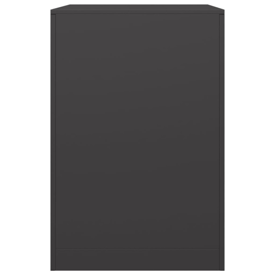 Leñero de acero negro 60x40x60