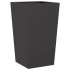 Jardineras 2 uds acero negro 45x45x75