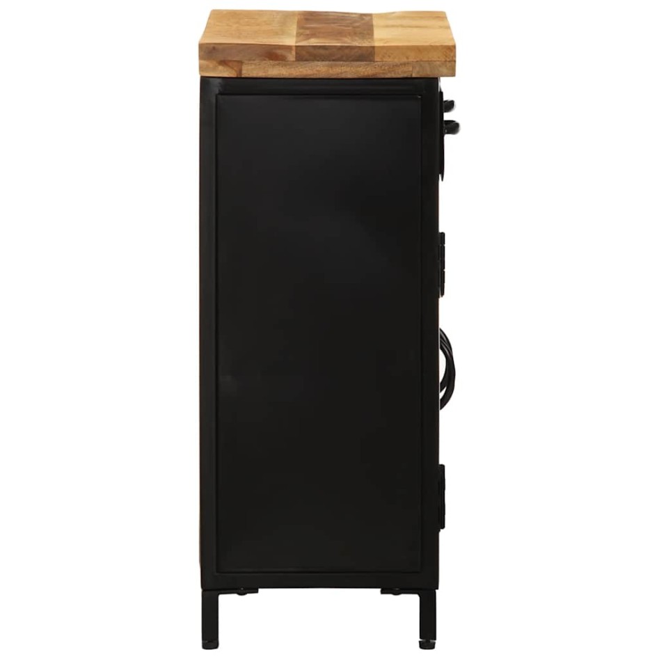 Aparador de madera maciza de mango 55x30x71