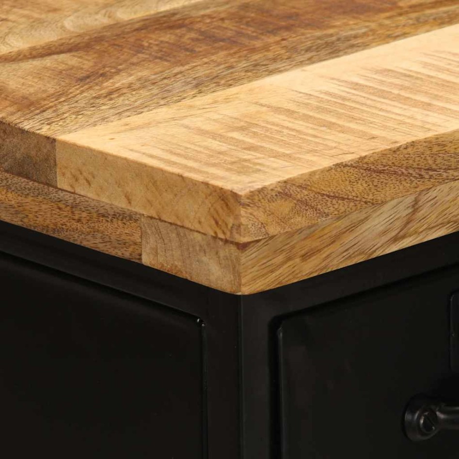 Aparador de madera maciza de mango 55x30x71