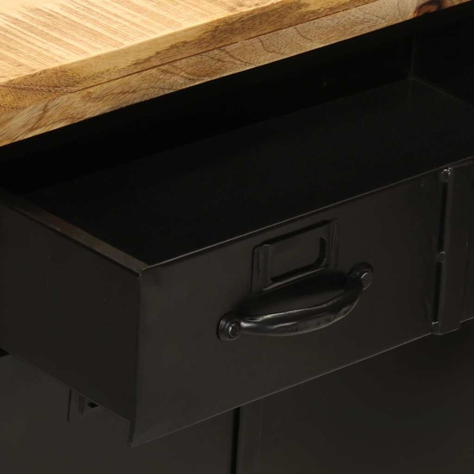 Aparador de madera maciza de mango 55x30x71