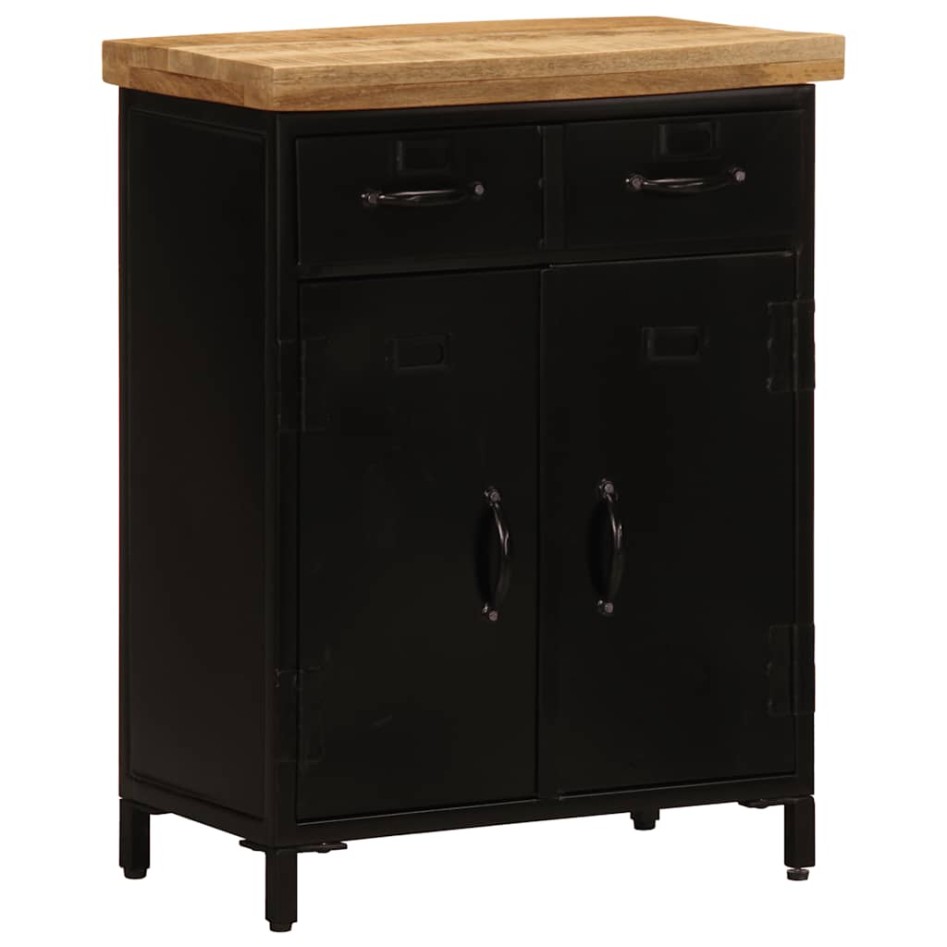 Aparador de madera maciza de mango 55x30x71