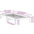 Estructura de cama sin colchón madera maciza marrón 75x190