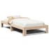 Estructura de cama sin colchón madera maciza de pino 90x190