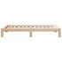Estructura de cama sin colchón madera maciza de pino 90x190