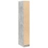 Armario de madera de ingeniería gris hormigón 30x50x200