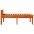 Estructura de cama sin colchón madera de pino marrón 90x200