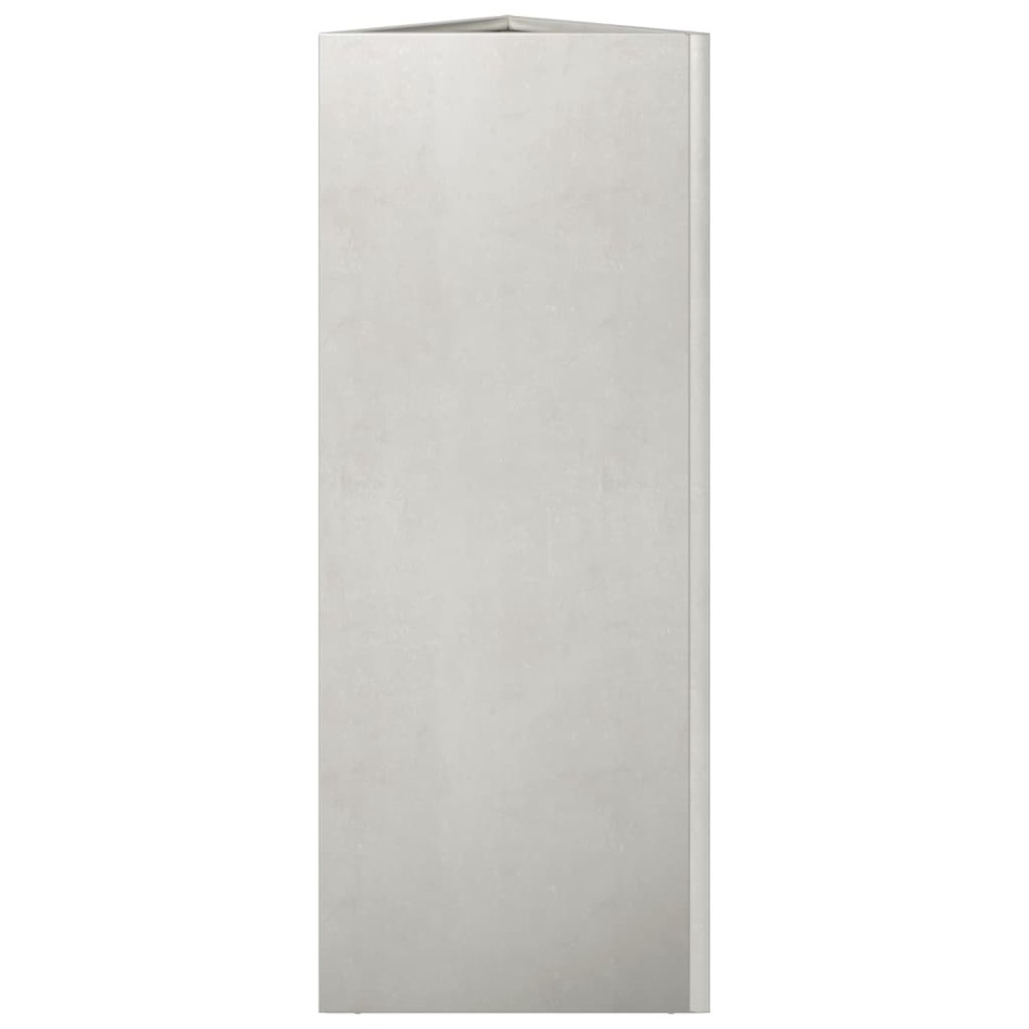 Jardineras triangulares 2 uds acero negro 30x26x75