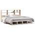 Cama con estantería sin colchón madera maciza 200x200