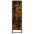 Estantería madera y metal roble ahumado 97,5x33x107,5