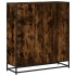 Estantería madera y metal roble ahumado 97,5x33x107,5