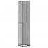 Armario de baño madera y metal gris Sonoma 35x37,5x188,5