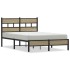 Estructura de cama sin colchón madera roble Sonoma 120x200