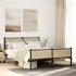 Estructura de cama sin colchón madera roble Sonoma 150x200
