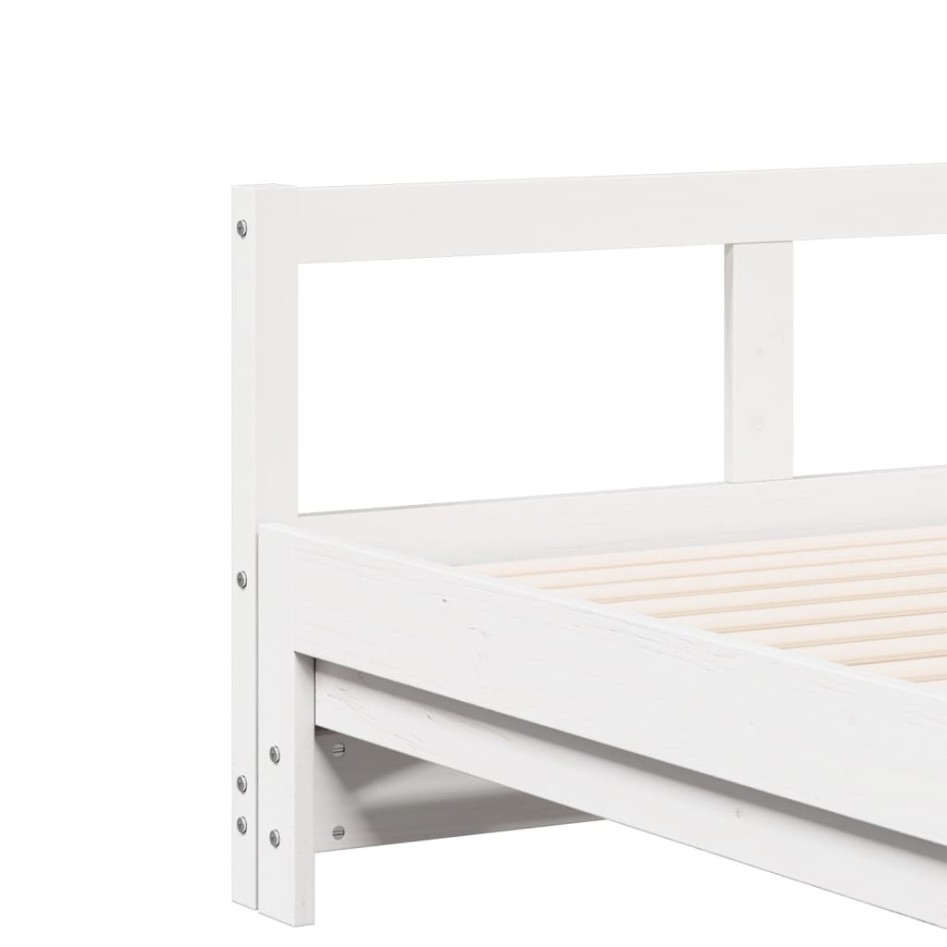 Sofá cama nido con colchones madera maciza pino blanca