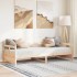 Sofá cama con colchón madera maciza de pino 80x200