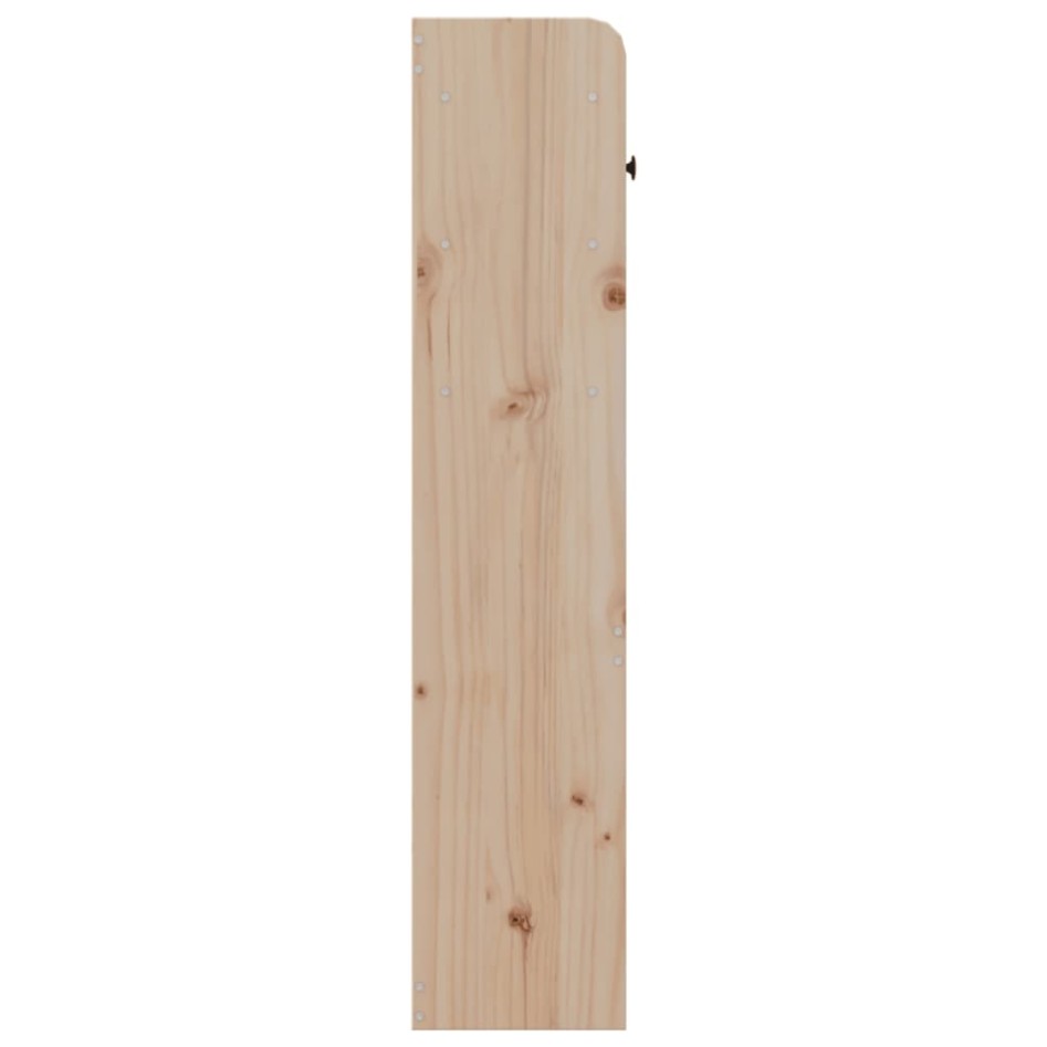 Cabecero de cama con almacenaje madera maciza de pino 200