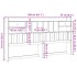 Cabecero de cama con almacenaje madera maciza de pino 200