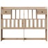 Cabecero de cama con almacenaje madera maciza de pino 150