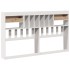 Cabecero de cama almacenaje madera maciza pino blanco 180