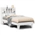 Estructura cama sin colchón madera maciza pino blanca