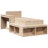 Estructura de cama sin colchón madera maciza pino 75x190