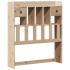 Cama con estantería sin colchón madera maciza de pino 90x200