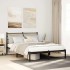 Estructura de cama sin colchón metal roble Sonoma 140x190