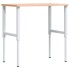Banco de trabajo rectangular madera maciza 100x60x(71,5-98)