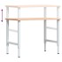 Banco de trabajo rectangular madera maciza 100x60x(71,5-98)