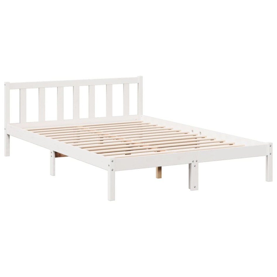 Cama extralarga sin colchón madera maciza pino blanca