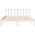 Cama extralarga sin colchón madera maciza pino blanca