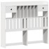 Estructura de cama sin colchón madera de pino blanco 135x190