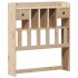 Estructura de cama sin colchón madera maciza pino 75x190