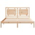 Cama extralarga sin colchón madera maciza 160x220
