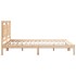 Cama extralarga sin colchón madera maciza 160x220
